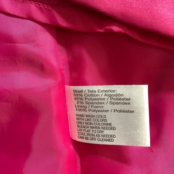Oscar de la Renta Pink Lined Satin Dress - Picture 7 of 8